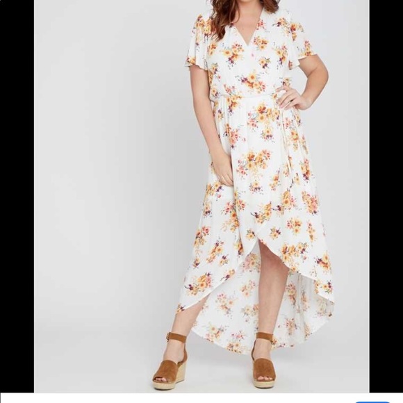 Altar'd State Dresses & Skirts - 3X 24 new Aliza faux wrap floral Maxi wrap dress